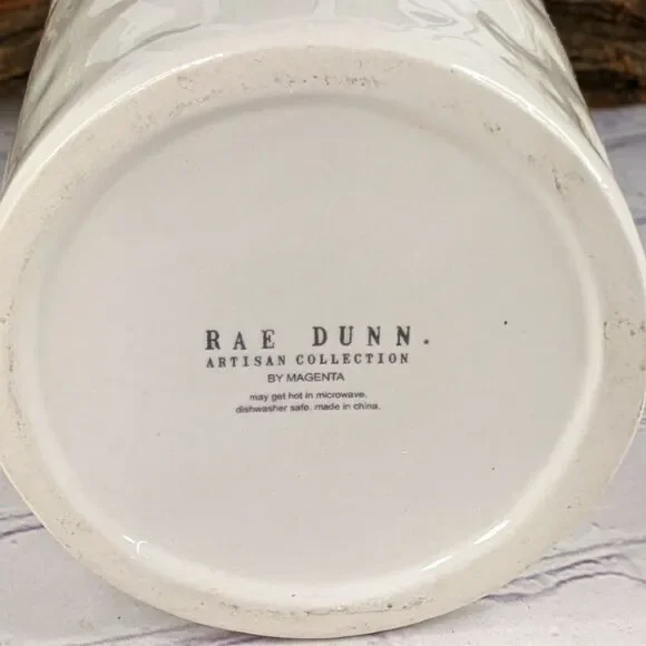 Rae Dunn STAY Ceramic Canister Treat Jar Storage Container